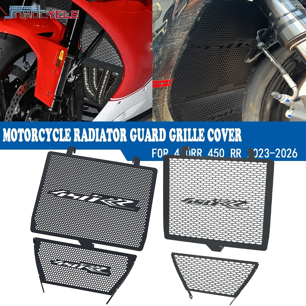 

For KOVE 450 RR 2024 2023 2022 2021 2020 450RR Motorcycle Parts Radiator Grille Guard Cooler Cover Water Tank Protector Grill