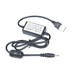 Yaesu VERTEX DC-21 için araba şarjı USB VX-1R kablosu VX-2R VX-3R VX-3E 1E 2E VX1R VX2R VX3R el telsizi pili şarj kablosu