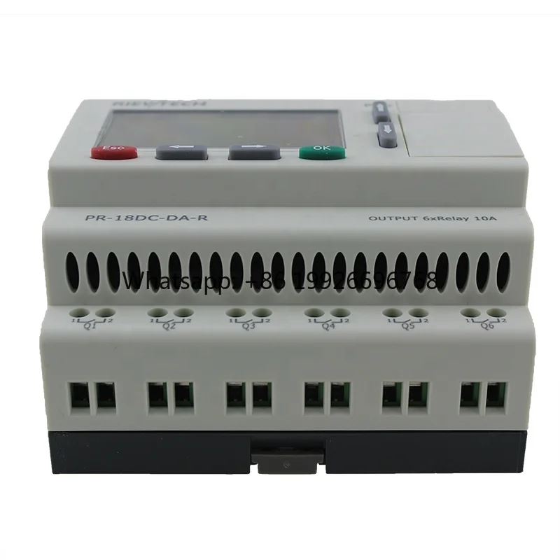PR-18DC-DA-R Programmable Logic Controller PLC Programmable Relay Hmi Con Funtion De Plc All in One Hmi Plc