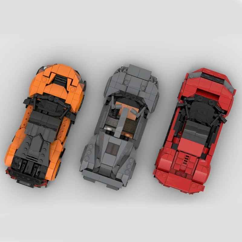 1050 stks MOC Hypercar Heilige Trinity 2 0 Model bouwstenen Bouw speelgoed Monteren DIY creatieve kerstcadeau idee Verjaardag