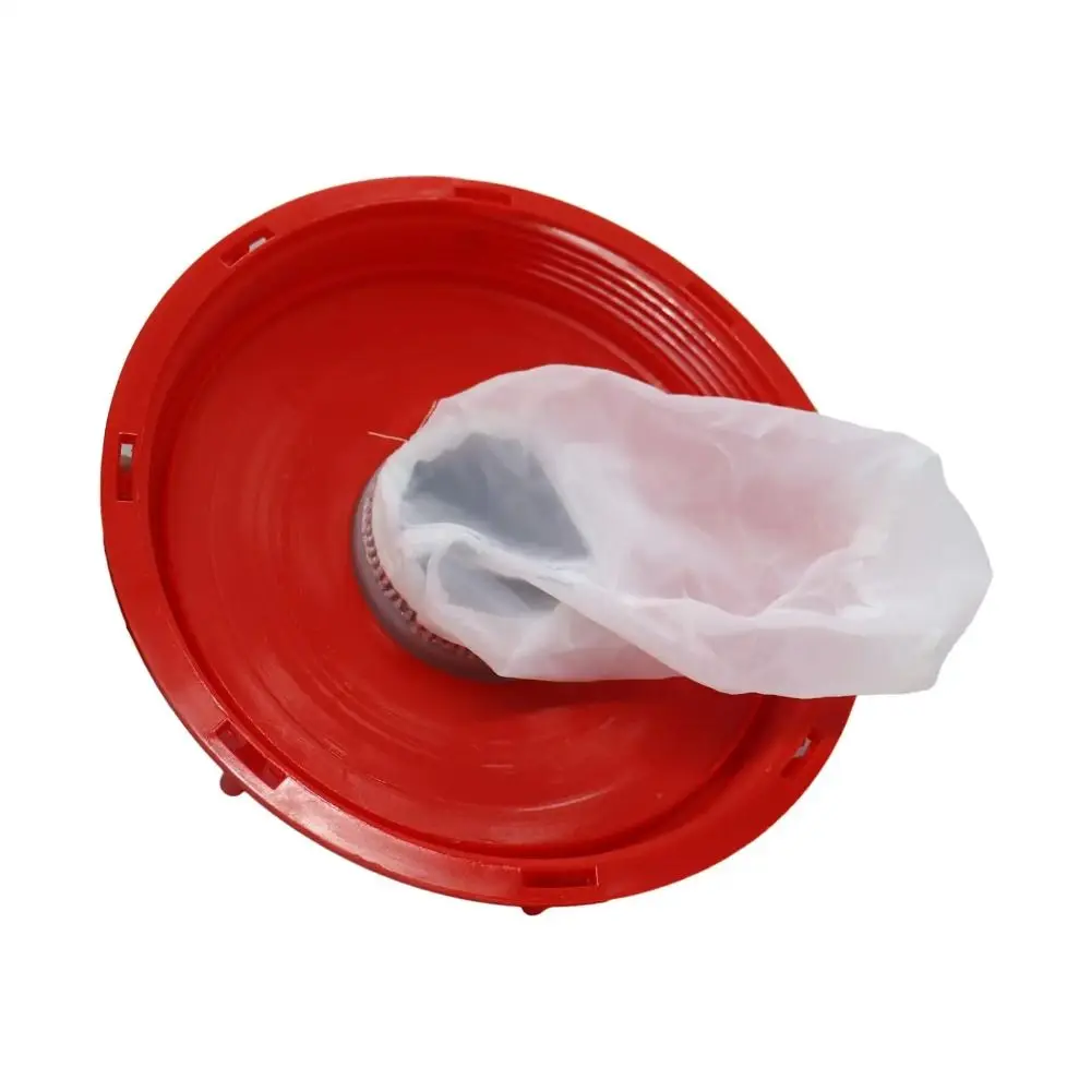 New Plastic IBC Ton Barrel Filter Cover Reusable Venting Ton Barrel Cover Cap Nylon Mesh Easy Rinse Tote Tank Lid Rainwater Tank