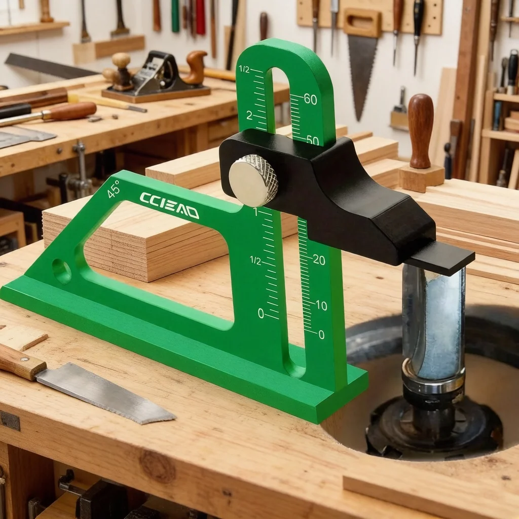 

Quic Setup 0-60mm Precision Height and Depth Measuring Instrument Aluminum Alloy Measuring Tool Precise Data