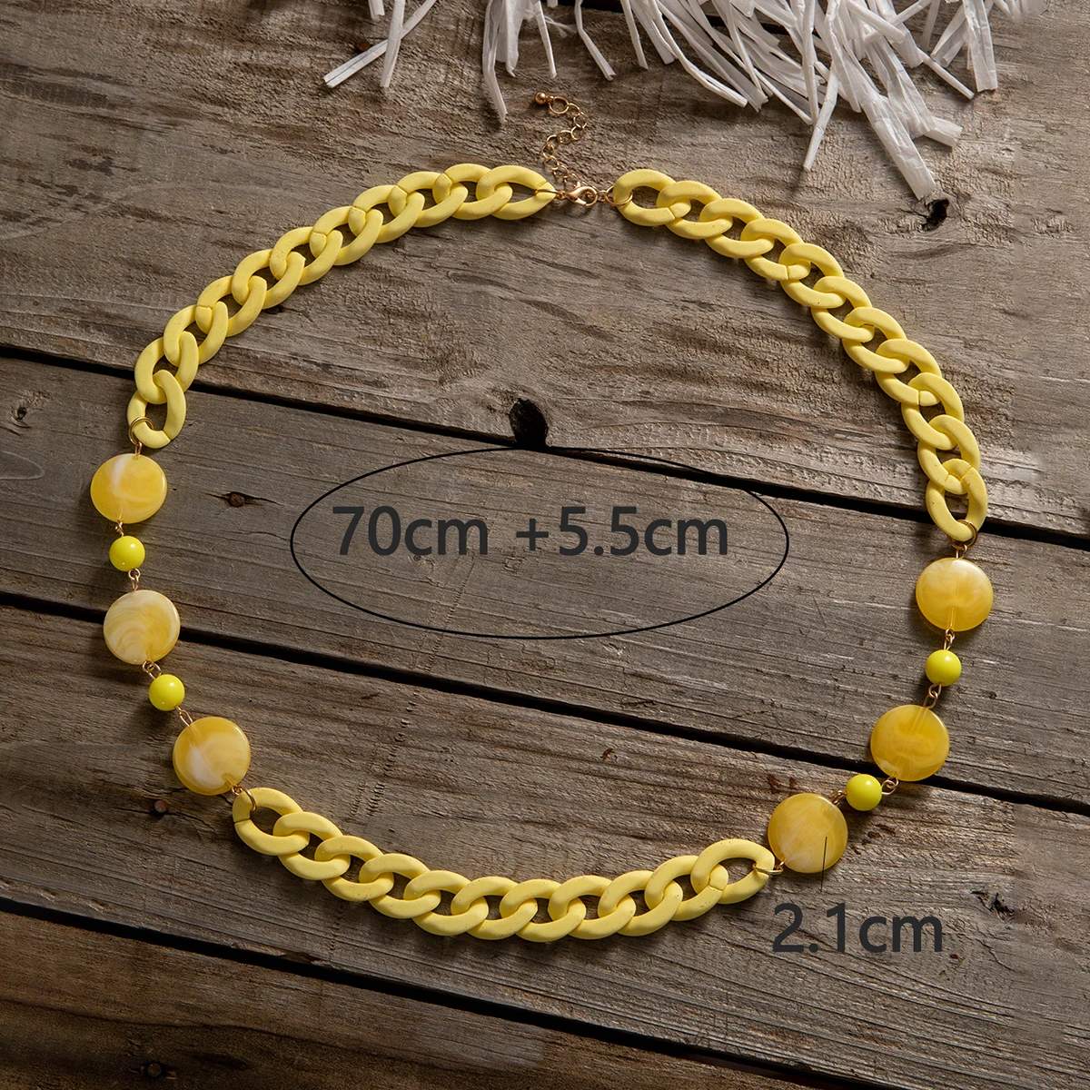 Tocona Elegant Senior Handmade Bead Long Chian Necklace Charms Hollow Geometry Alloy Metal Autumn/Winter Sweater Chain Jewelry