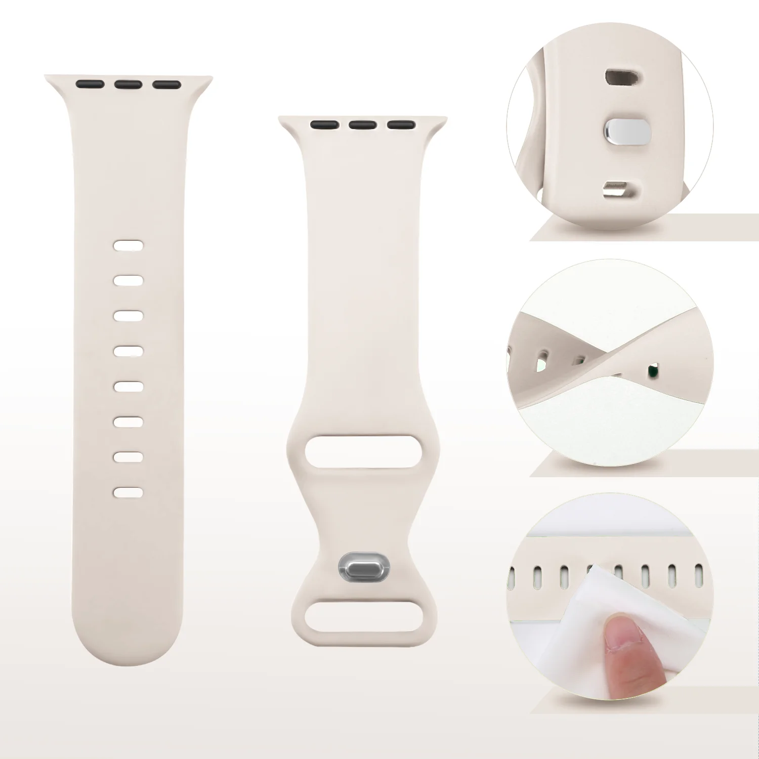 スポーツバンド Apple Watch バンド 38mm 40mm 41mm 42mm 44mm 45mm 49mm 46mm と互換性あり、iWatch Apple Watch シリーズ用シリコンストラップ