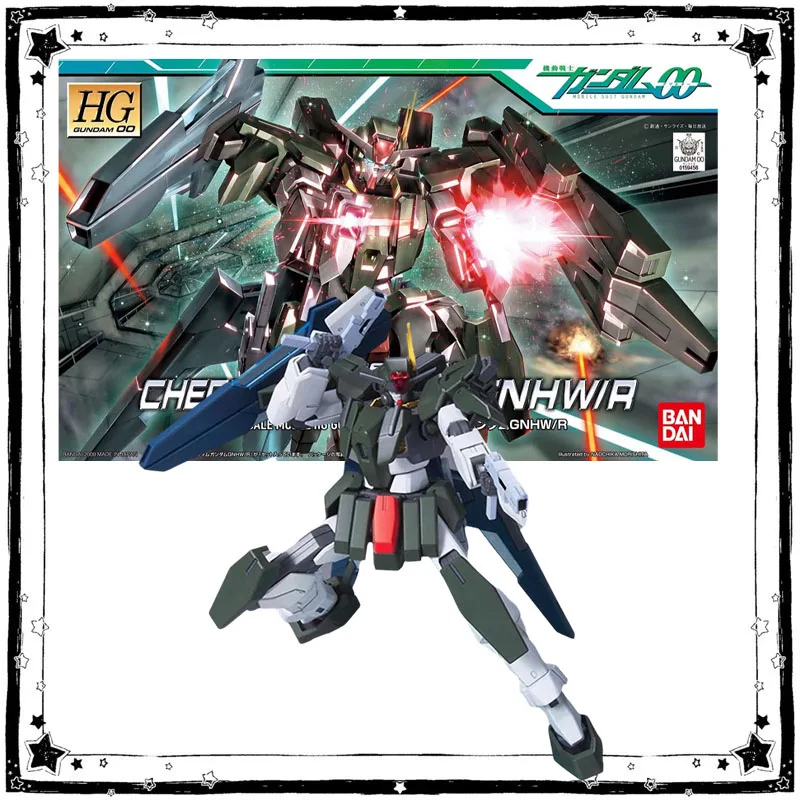 Bandai Gundam Model Kit Anime Figure HG 1/144 Cherudim Gundam GNHW/R Anime Action Figure Collection Assembly Model Toys Gifts