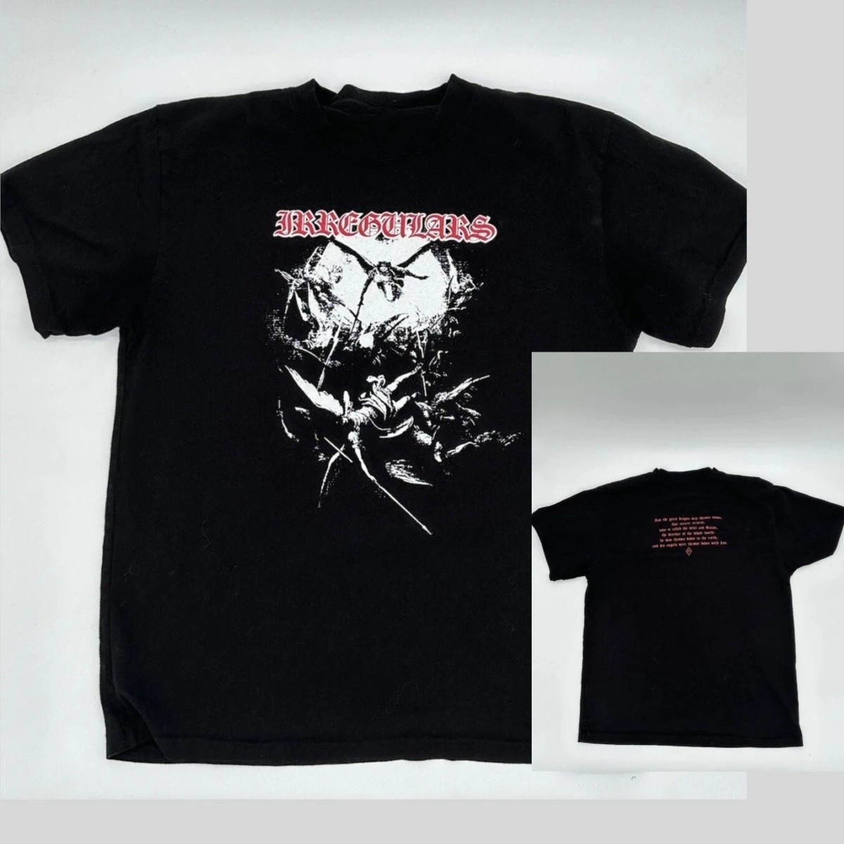 2026 SC IRREGULARS CAST OUT SIZE SHIRT Graphic Printing High-end Luxury Unisex Style Both of Men and Women