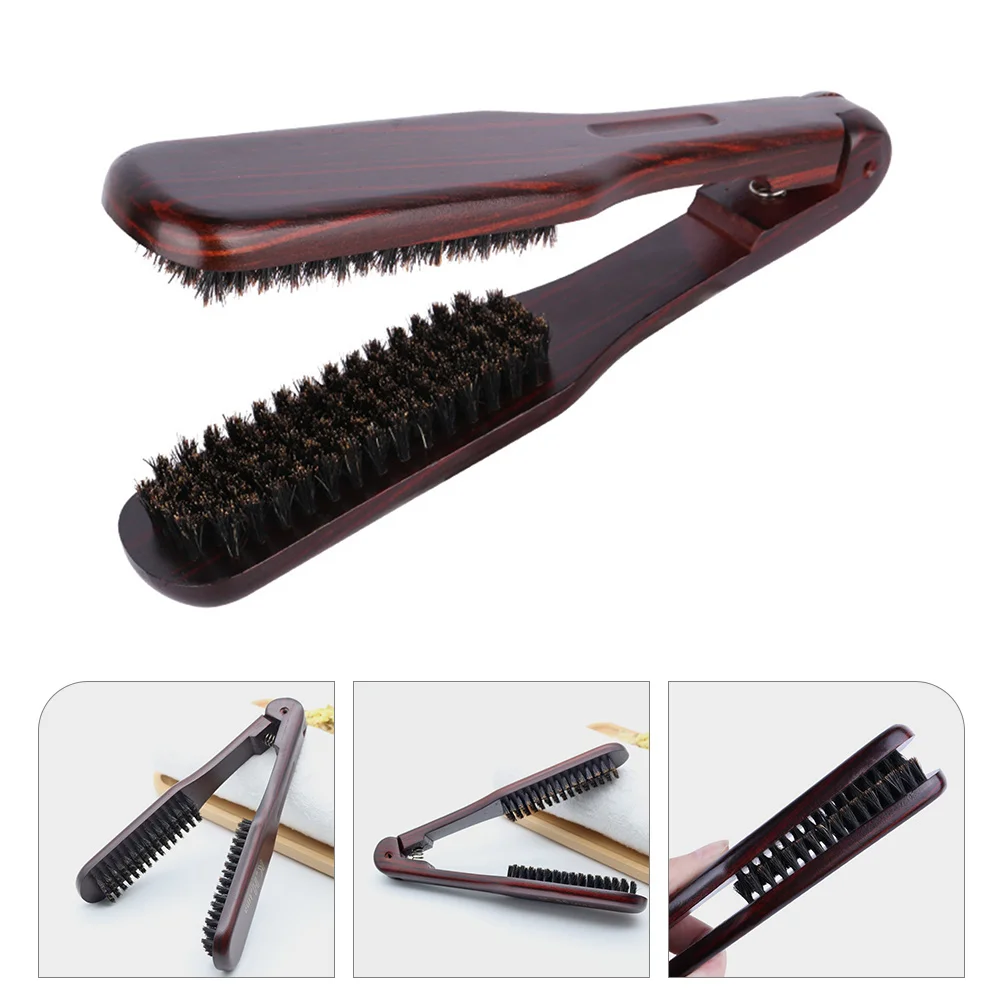 

Waver Hair Tool Splint Straightening Comb Clamp Straightener Brush Styling Travel