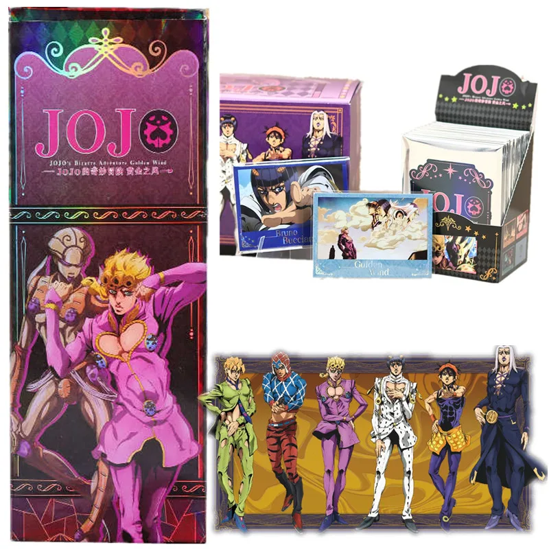 JoJo's Bizarre Adventure Card Fun Kujo Jotaro Jolyne Cujoh Dio Brando Package Anime Game Collection Cards Children Toys Gifts