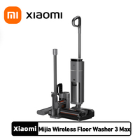 XIAOMI Mijia Wireless Floor Scrubber 3 Max D301 Wet And Dry Vacuum Cleaners For Home Roller Brush Self-Cleaning D301