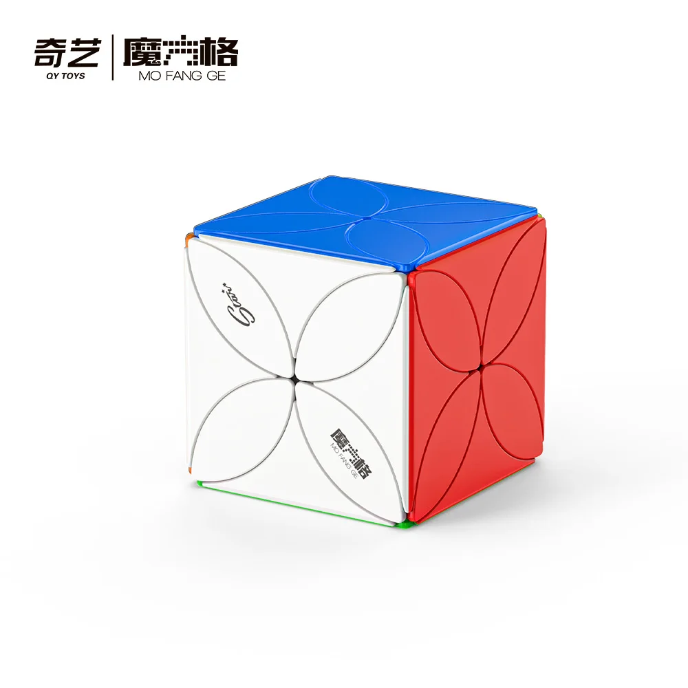 [JudyCube] Qiyi Clover Upgrade Magic Speed Cube Stickerless Professional Fidget Toys Cubo Magico Puzzle