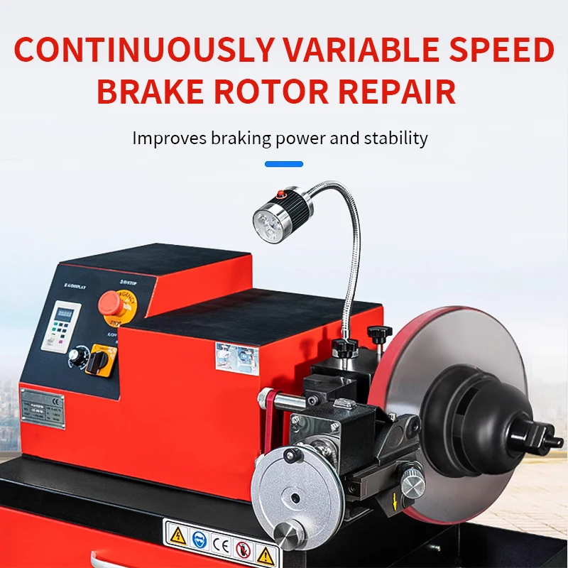 Car Brake Disc Skimming Machine, Continuely Variable, Repair Machine, Brake Disc Polishing Tools