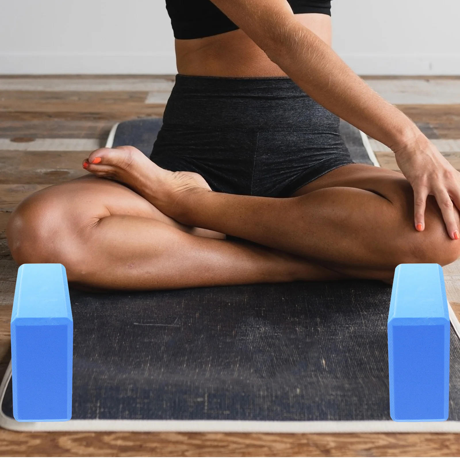 

1Set Yoga Pull-Band Resistance Bands Eva Blocks High-Density Durable Non-Slip Fitness Exercise Kit Yoga Exercise Set