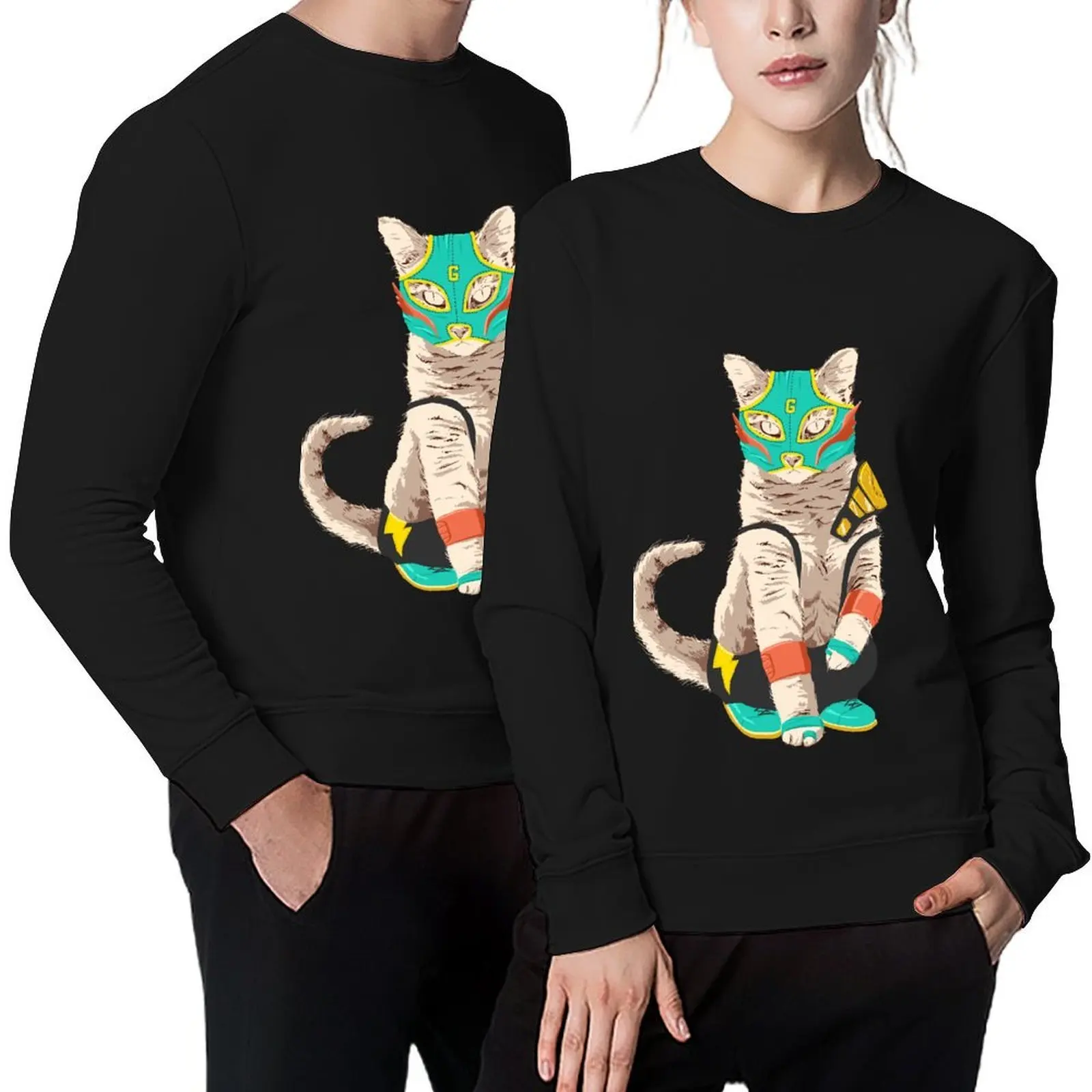 

El Gato Asesino Pullover men's sweat-shirt mens clothes men wear fashion men anime sweatshirt