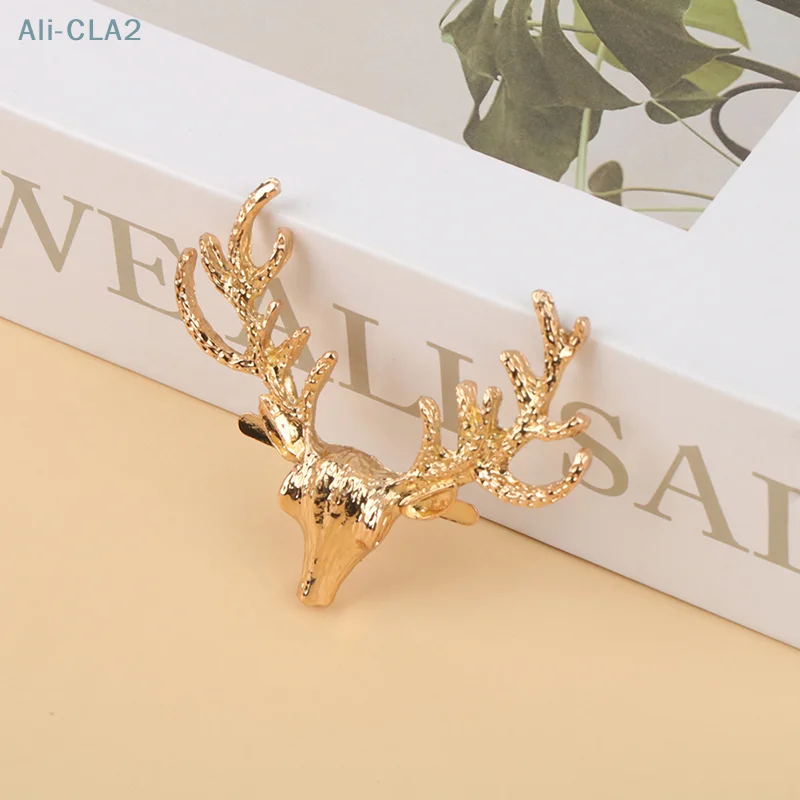 

Exquisite Metal Cute Deer clasp buckle Buckles Bag Purse Hat Decor Hardware DIY Leather Craft Accessory Golden 60mm