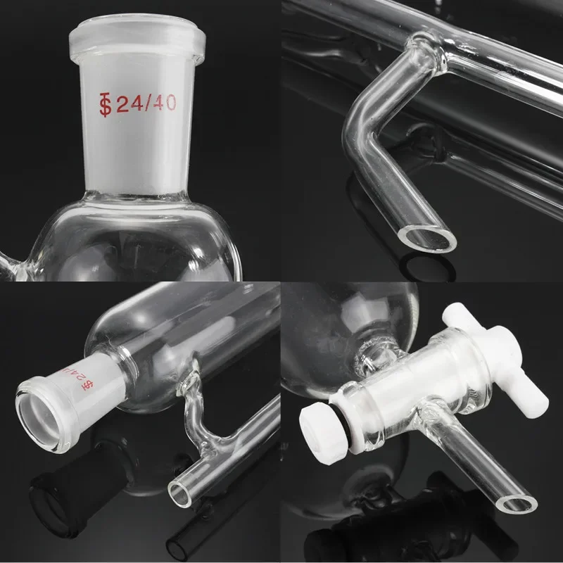 24/40 250ml Glass Oil Water Receiver Separator Essential Oil Distillation Kit Part Lab distillation Kit