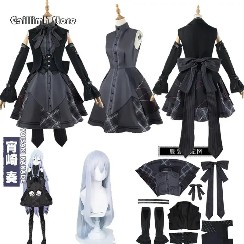 

Yoisaki Kanade Cosplay New Skin Project Sekai Colorful Stage Feat Outfits Anime Halloween Role Playing Cosplay Costumes