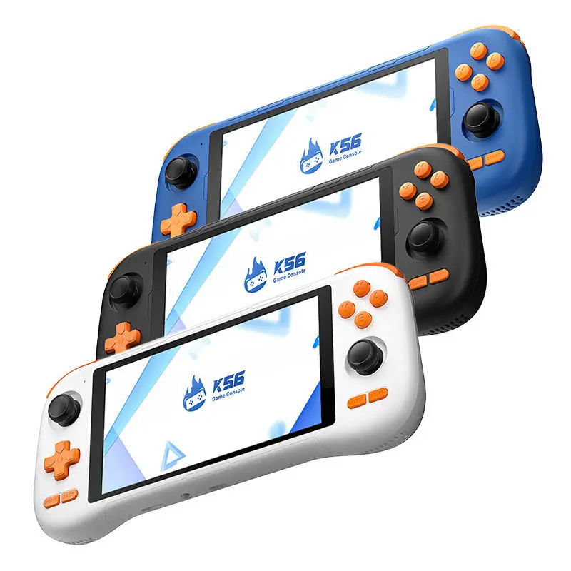 

K56 Portable 5.5 Inch IPS Screen X6 Handheld Game Console 64GB Wi-Fi Android 14 Retro Game System 5000 Mah Play Gift