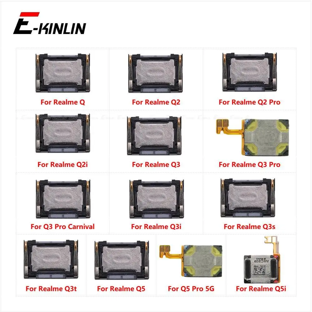 Earpiece Earphone Top Speaker Sound Receiver Flex Cable For OPPO Realme Q Q2 Q2i Q3 Carnival Q3i Q3s Q3t Q5i Q5 Pro 5G