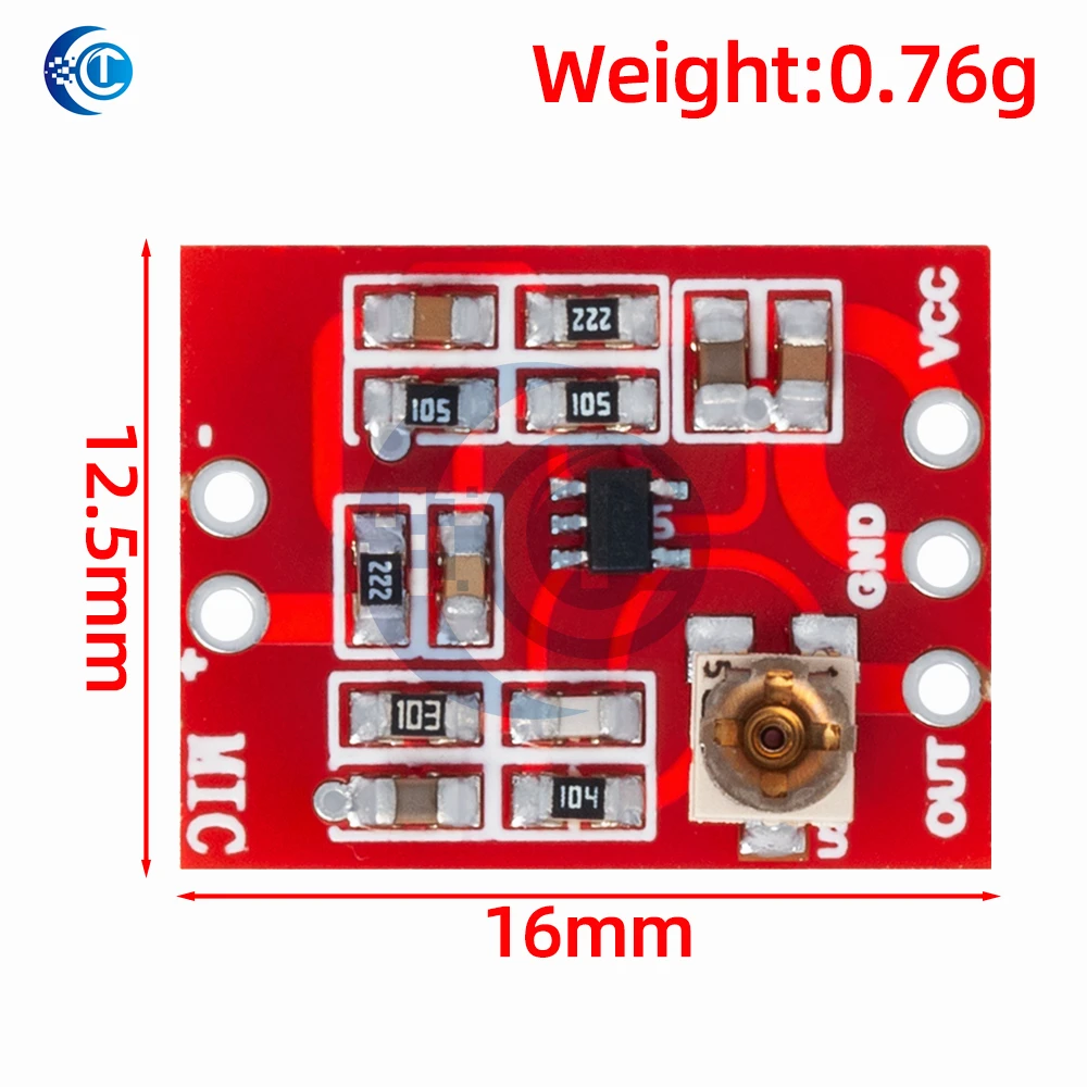 NEW MAX4466 Electret Microphone Amplifier Board Adjustable Gain Pickup Preamplifier Preamp for arduino
