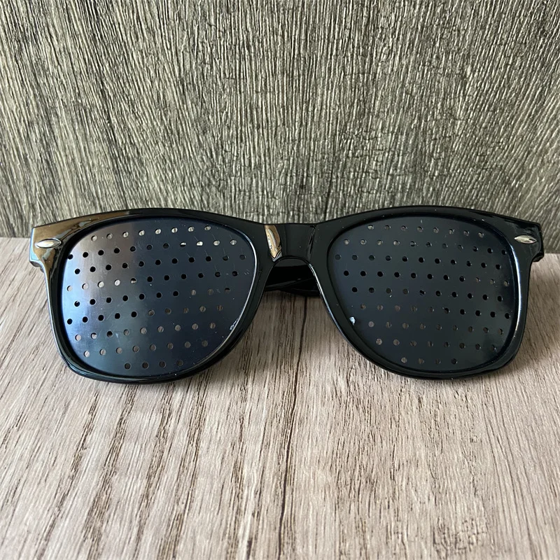 

Очки для астигматизма против близорукости с отверстиями, коррекция зрения, усталость, очки с отверстиями для мужчин и женщин, улучшение зрения, натуральные