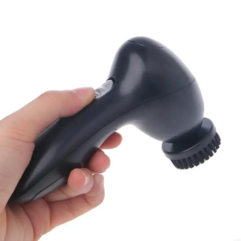 U0DE Handheld Automatic Electric Shoe Brush Polisher 5AA Battery Power Supply