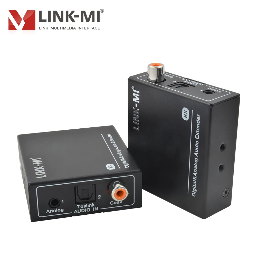 

1480ft Digital Analog Audio Extender Over Cat5e/6 Cable 500M Audio Extender with POC Video Splitters & Converters Product