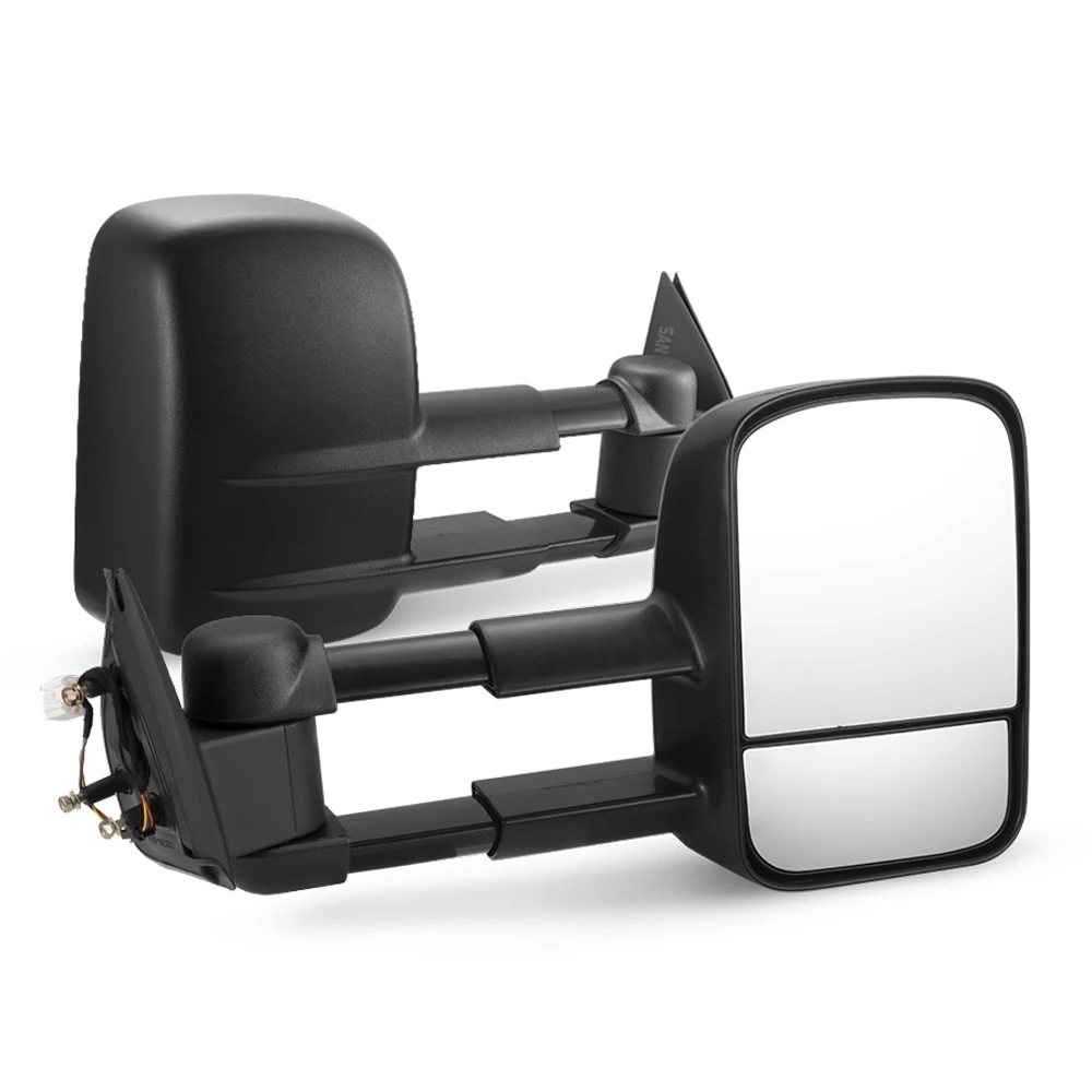 Trailer RV 4x4 4WD Pickup Car Extendable Towing Mirrors For Ford Ranger PJ PK PX 2009-2011