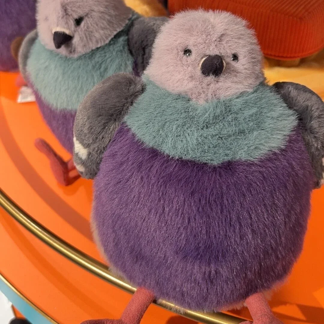 Mooie pluizige duif knuffel schattige zachte vogel knuffeldier cartoon knuffelpop kalmeren slaap verjaardagscadeaus meisje home decor