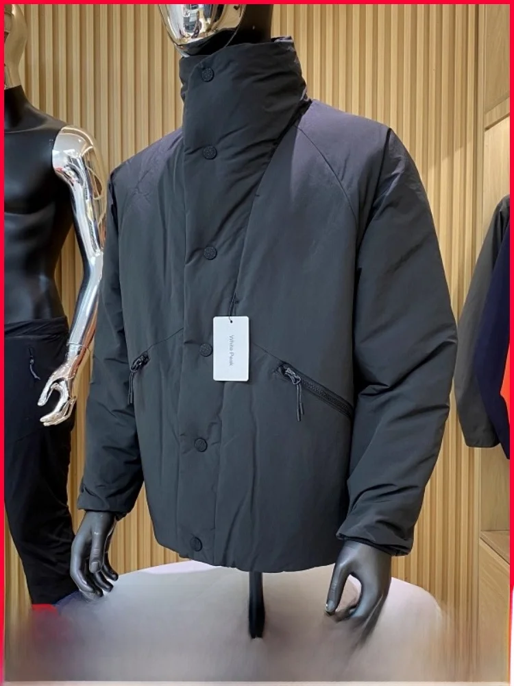 Piumino invernale su misura 3D da uomo di fascia alta 90 down Thiened Outdoor Jaet Youth ular Abbigliamento quotidiano Vestibilità ampia antivento