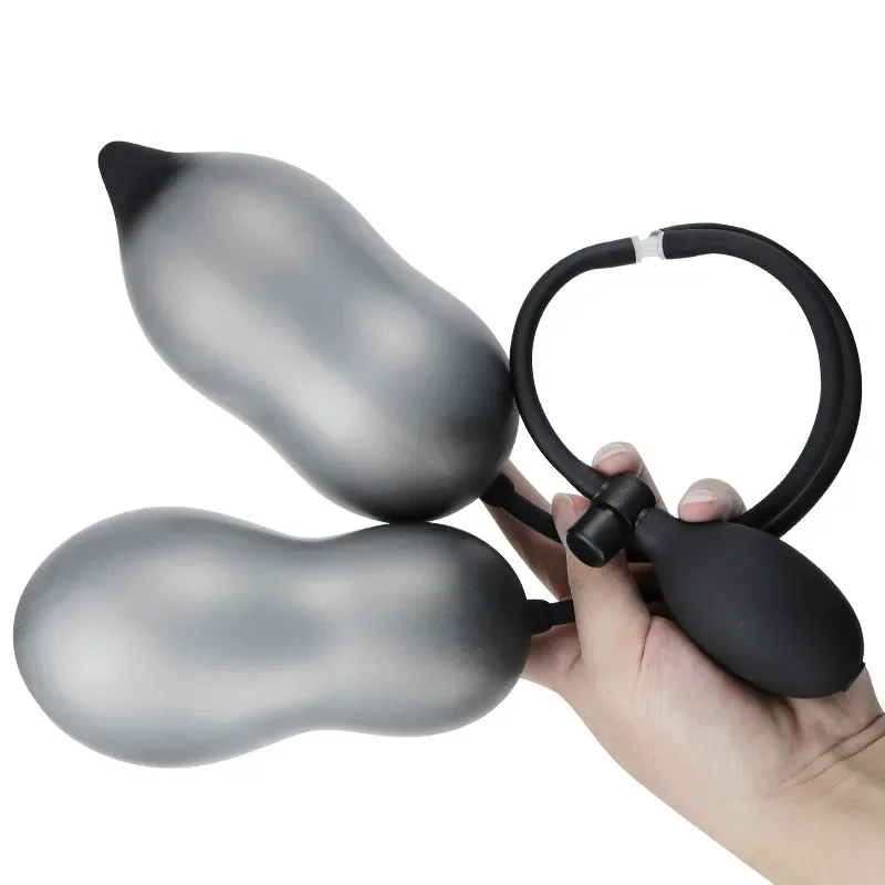 Inflatable Anal Plug Expandable Dildo Pump Butt Plug Anal Dilator Bdsm Sex Toy Gay Prostate Massage For Anus Enlargement By Pump