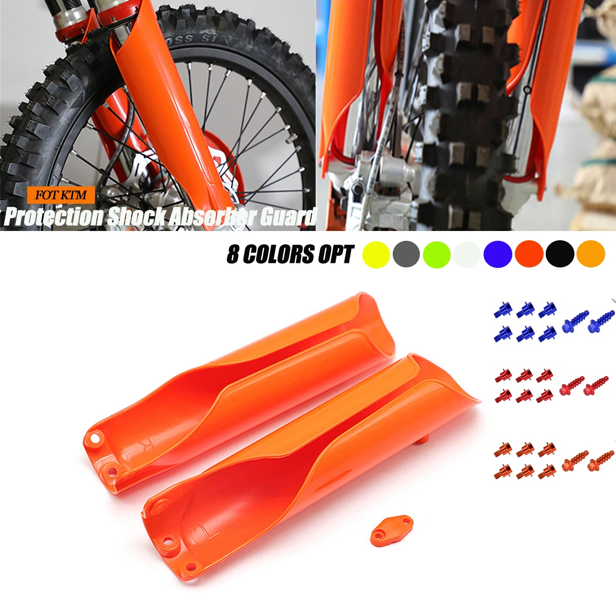 

Motorcycle Fork Protection Shock Absorber Guard Cover Parts For KTM EXC EXC-F SX SX-F XC XC-W XCF-W 125-500 2016-2021 2022 2023