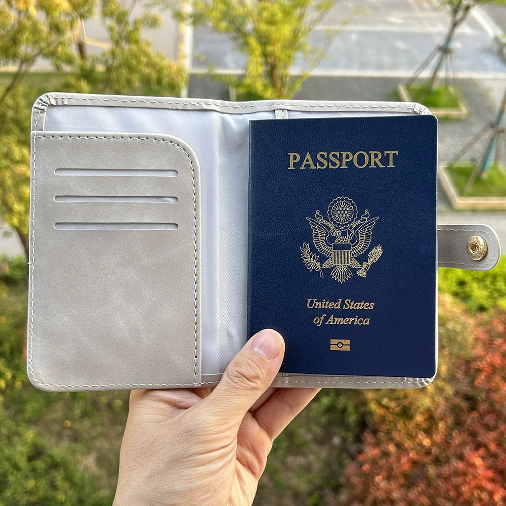 Funda de pasaporte personalizada con nombres, soporte de pasaporte de boda, regalos personalizados