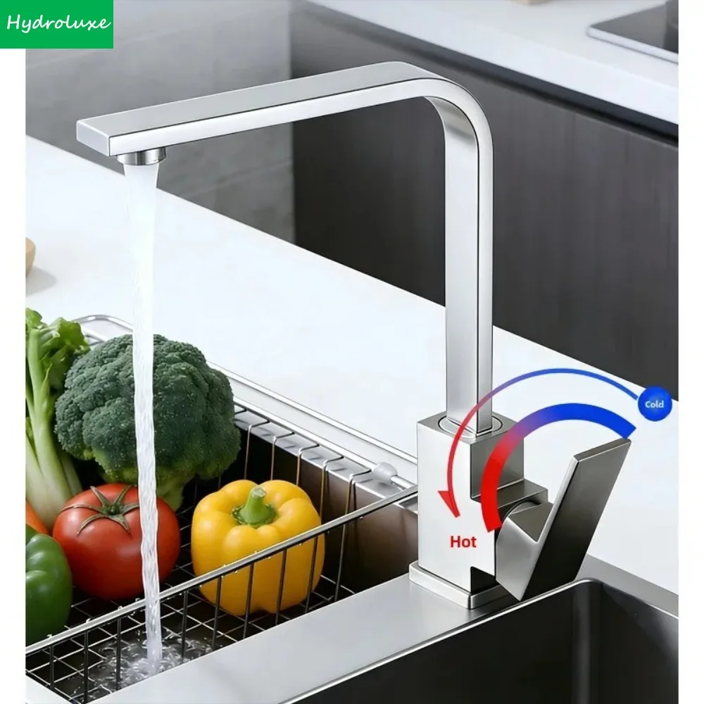 

Brushed black Kitchen Faucets hot & cold Mixer for Kitchen Sink Mixer Tap Rotation Water Purification Feature single handle Taps