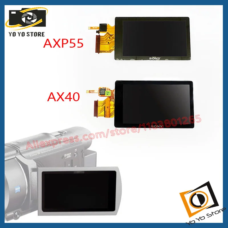 1pcs For Sony AXP30 AXP35 AX40 45 AXP55 AX60 Display Screen Touch LCD Camera Parts