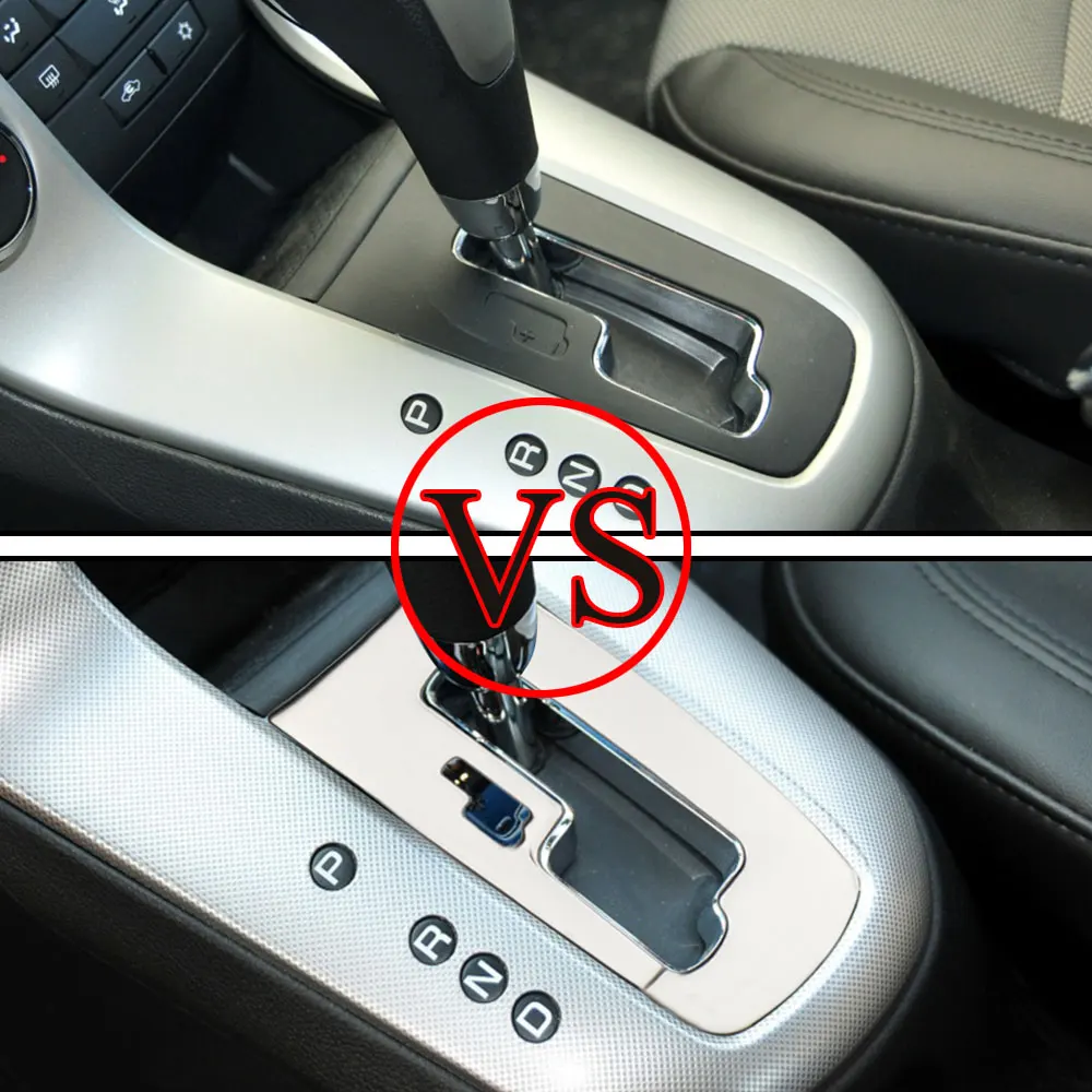 Stainless Steel Car Gear Shift Panel Sticker Cover Decoration Trim for Chevrolet Cruze 2009 2010 2011 2012 2013 2014 Accessories