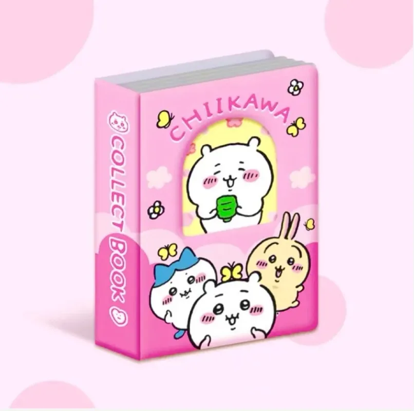 

Новый альбом для карточек Chiikawa Hachiware Usagi Kawaii, 3 дюйма, милый, модный, трендовый, студенческий фотоальбом, ощущение роскоши