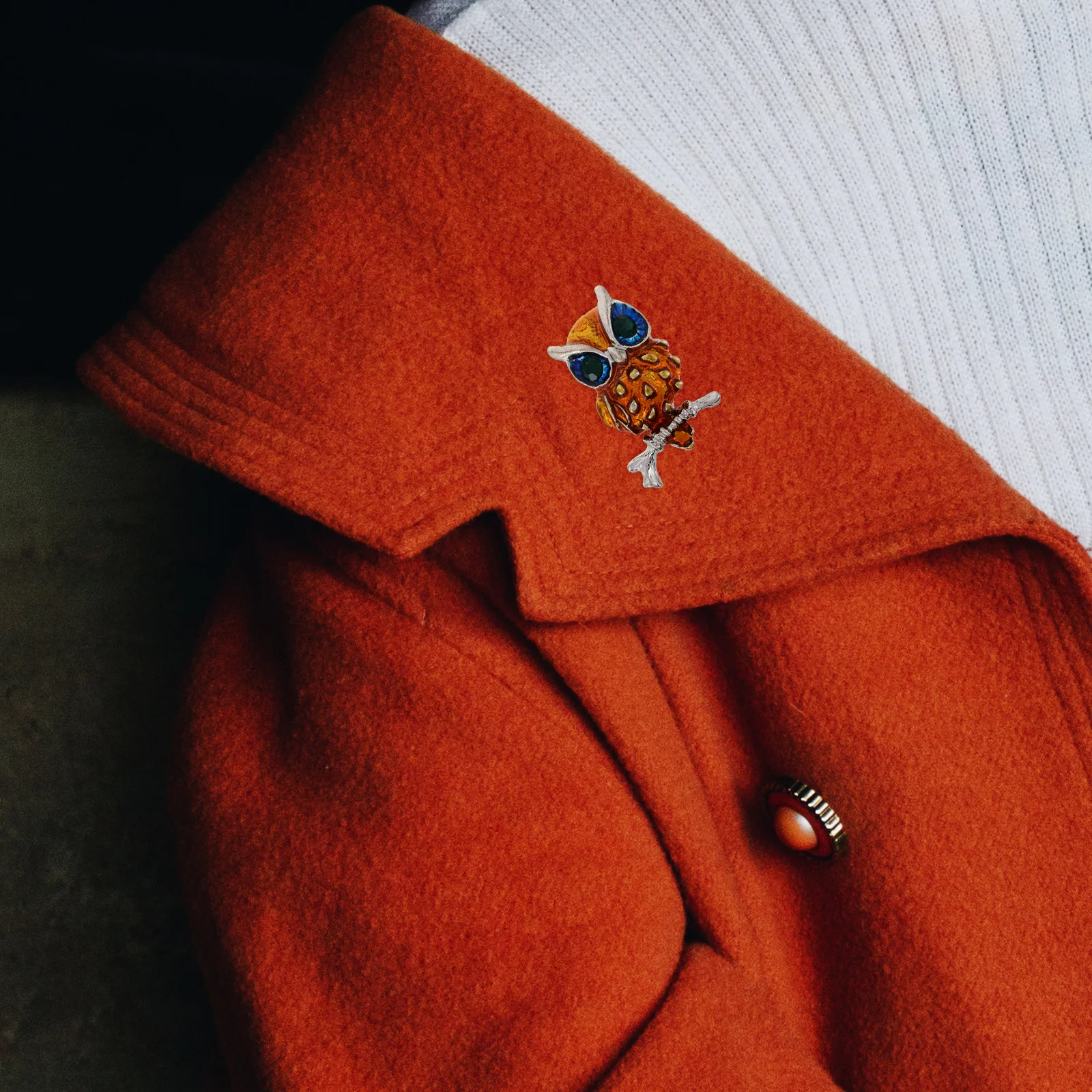 

Owl Brooch Pin Unique Animal Lapel Pin Zinc Alloy Metal Bird Brooch For Men Women Coat Jacket Scarf Hat Decoration