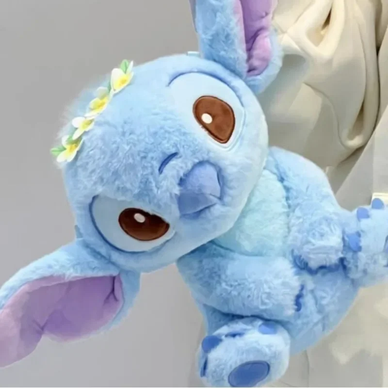 22cm Kawaii Disney Stitch Plush Toys Cartoon Anime Angel Soft Stuffed Doll Home Decor Plushie Toy Girl Birthday Gift