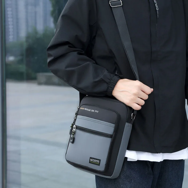 Trendy Men's Handbag Shoulder Bag Lightweight Oxford Men's Purse Crossbody Bag Fashion Stylish Men's Bag Messenger Bag SAC