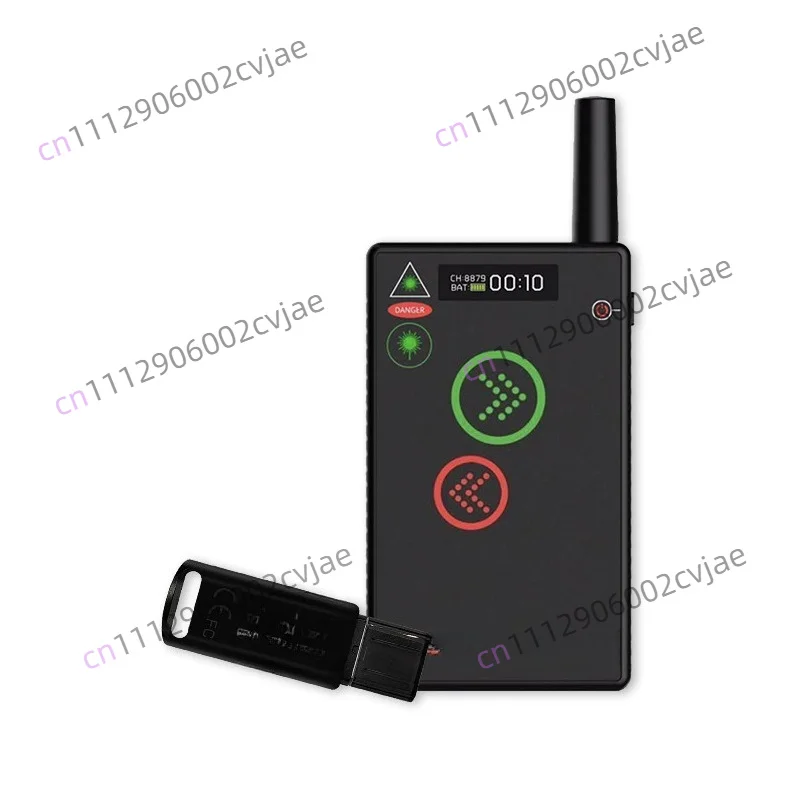 Mini flip pen 30mW green laser, rechargeable OLED screen, Mini model, control a computer