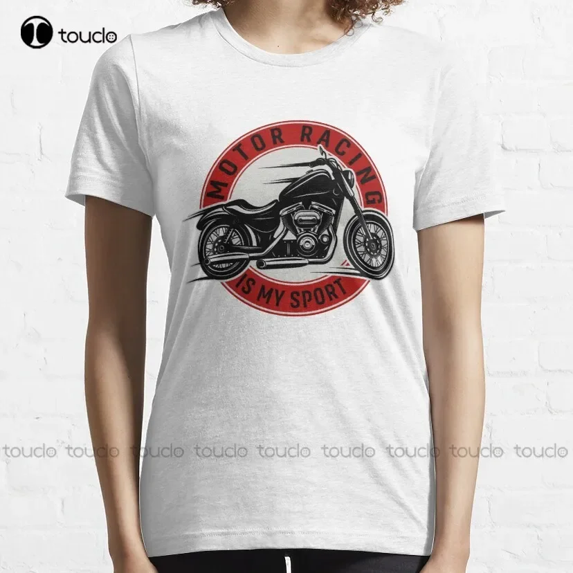 Motor Racing Is My Sport Classic T-Shirt Muscle Fit Shirt Fashion Creative Leisure Funny Harajuku T Shirts Xs-5Xl Size New