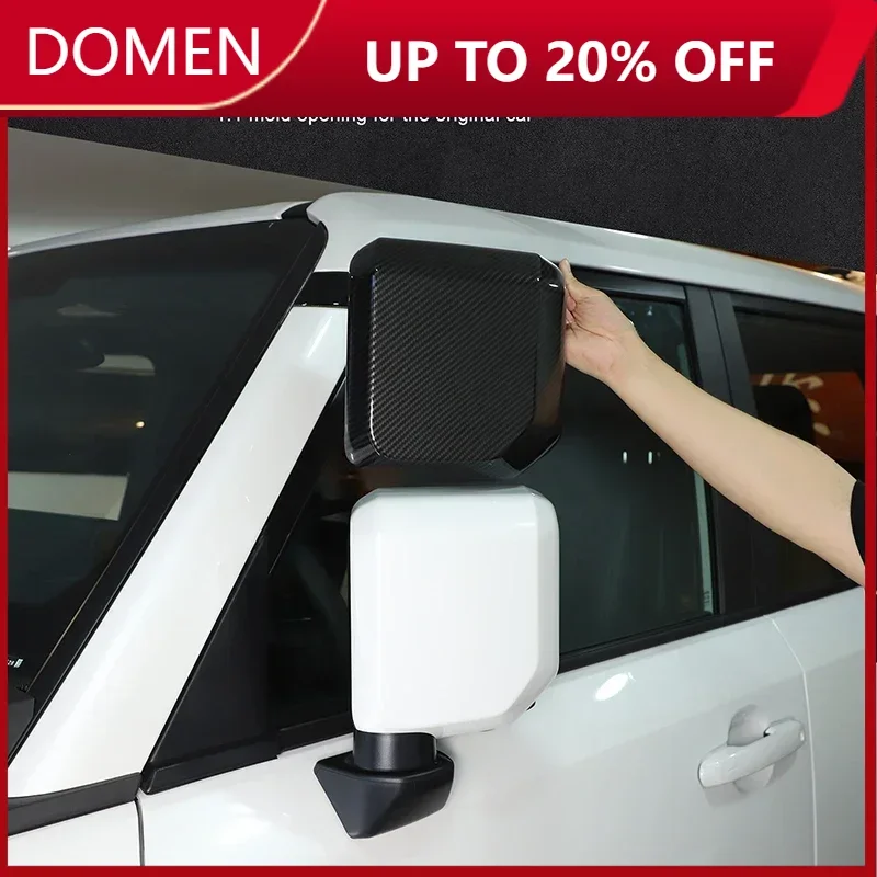 

Cubierta ретроvisor coche fibra carbono ABS, emllecedora pegatina, accesorios para Lexus GX550 2024