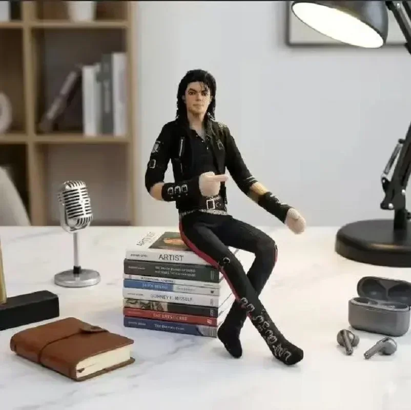 Nouveau style tendance : Poupée en peluche Michael Jackson, figurine articulée, accessoire de cosplay, décoration de chambre, cadeau