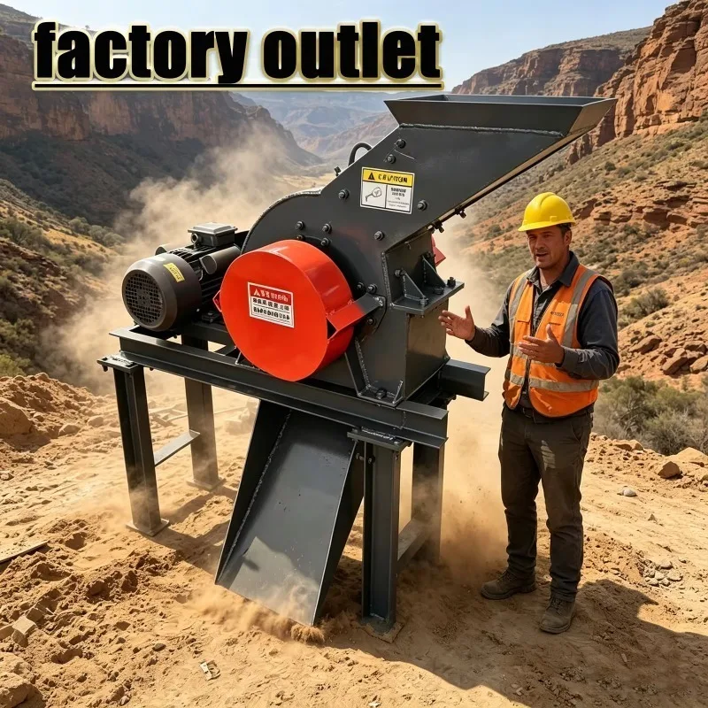 Customized Economical Portable Mobile Hammer Crusher For Crushing Stone Rock Coal Glass Gold Ore And Other Materials Hammer Crus