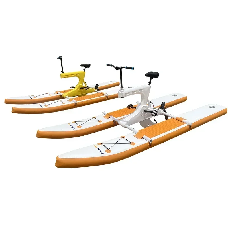 Single water bike portable water floating pedal bike pedal boat water recreation bike