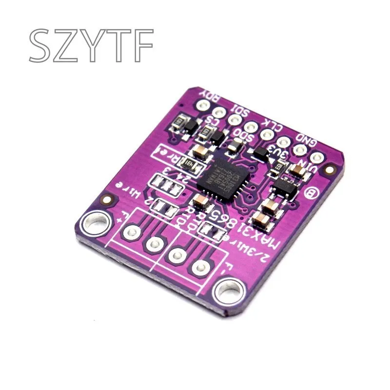 MAX31865 Temperature Sensor Module GY-MAX31865 RTD Digital Conversion Module Electronic DIY Board PT100-PT1000 for Arduino