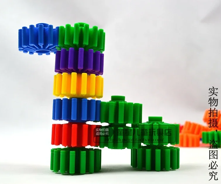 كتل تروس للأطفال من سن 3 إلى 7 سنوات ألعاب مكتبية لرياض الأطفال 350 جرام/الحزمة