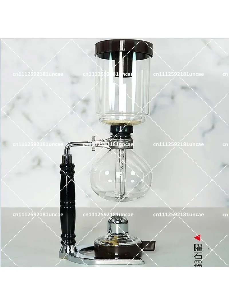 Siphon Coffee Maker Vacuum Pot Glass Coffeemaker for Tea & Coffee