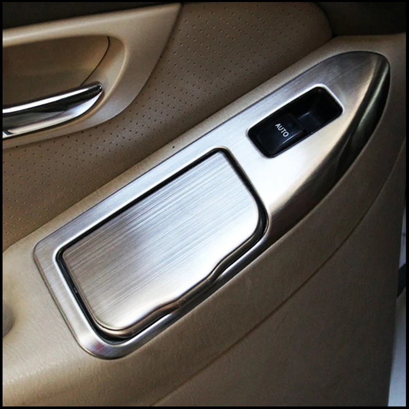 

Car Styling For Toyota Land Cruiser Prado LC120 FJ120 2003~2009 Window Lift Switch Button Control Panel Cover Trim Accessories