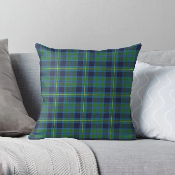 

Millar Miller Modern Tartan Thistle Printing Throw Pillow Cover Waist Decorative Soft Cushion Pillows not include One Side